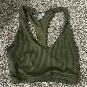 Forever 21 green sports bra